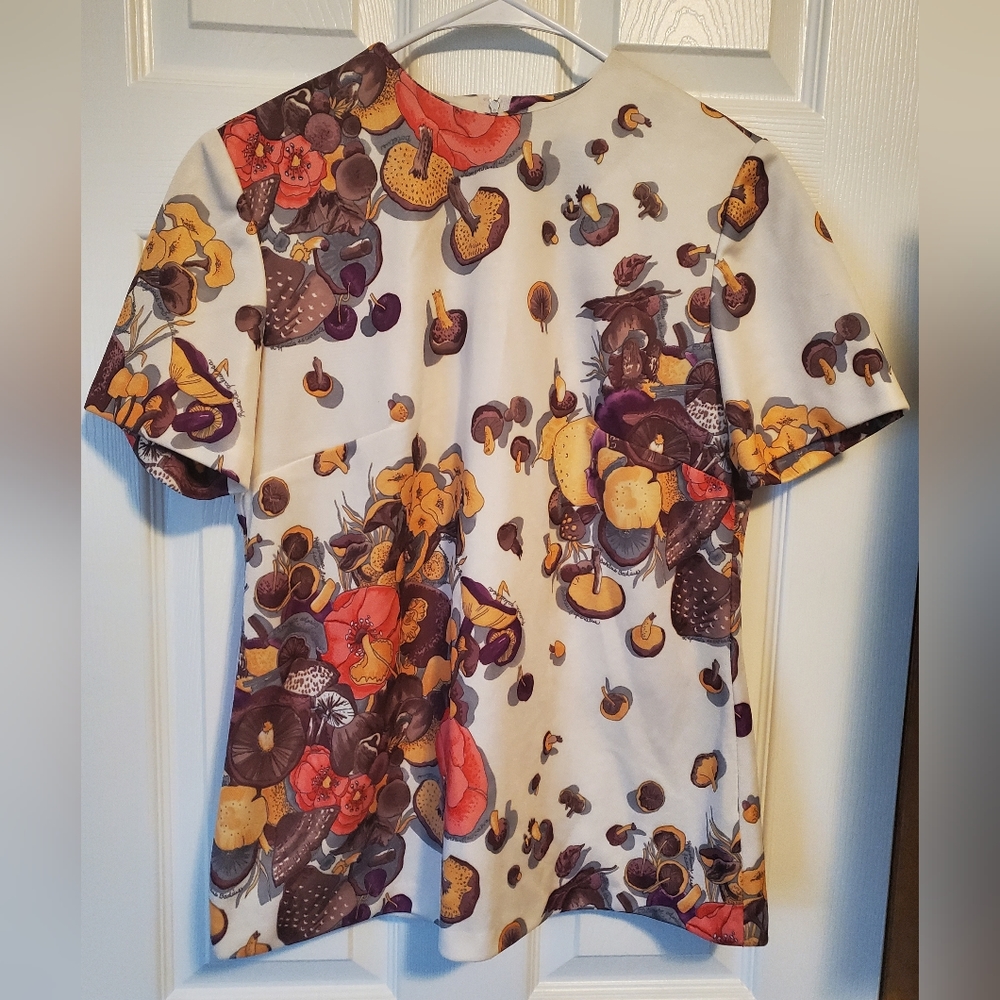 Vintage mushroom blouse